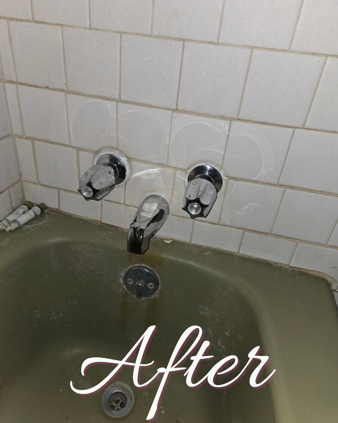 Shower head before replacement by Autism Plumber